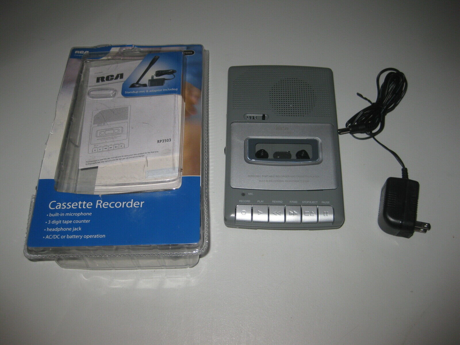 Rca Rp3503b Portable Cassette Tape Recorder Not Working Properly As Is Cassette Players 2716