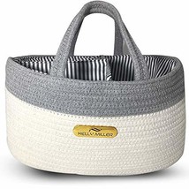 Melonese Hq Diaper Caddy incl Free Coaster Set for organizing Baby Essentials Wipes and Diapers-Diaper Holder Basket Storage bin for Boys and Girls