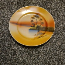 Made In Japan Orange Lustre Childs Tea Set Replacement Dinner Plate Hand... - $14.99