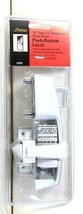 S Parker 64302 Push Button Inside Latch W Type 1 3/4" White Finish Easy Install