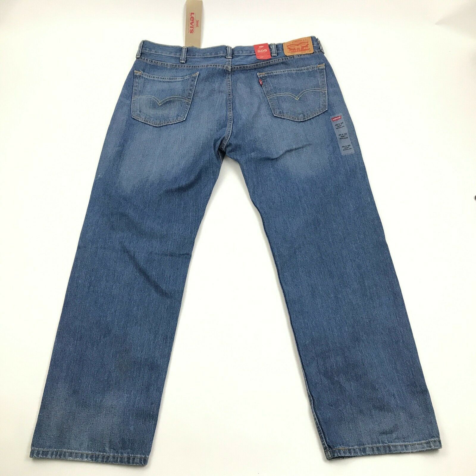 NEW Levis 505 Jeans Mens Size 40x30 Straight Leg Fit Relaxed fit Stone ...
