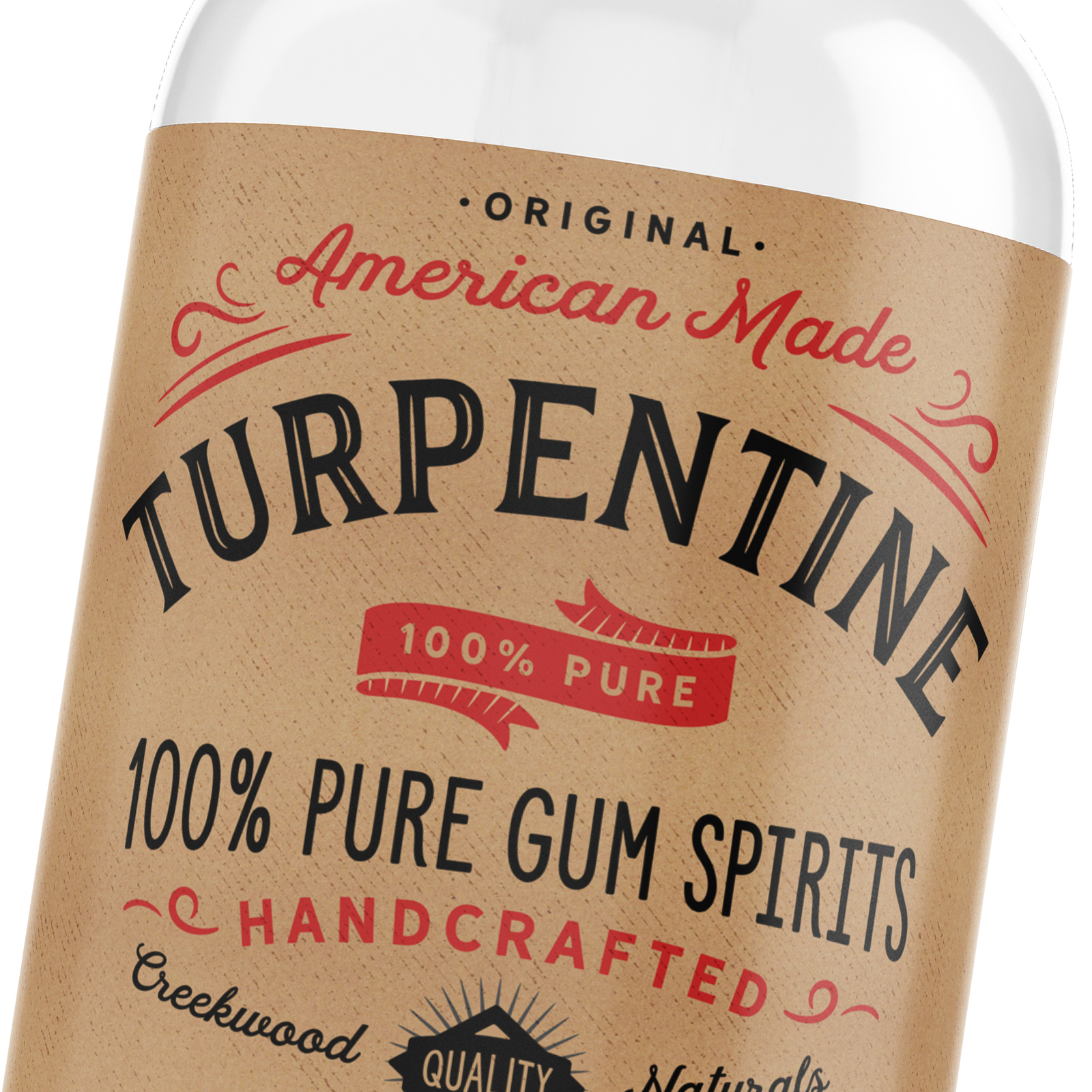 Pure Gum Spirits Of Turpentine Cleanse