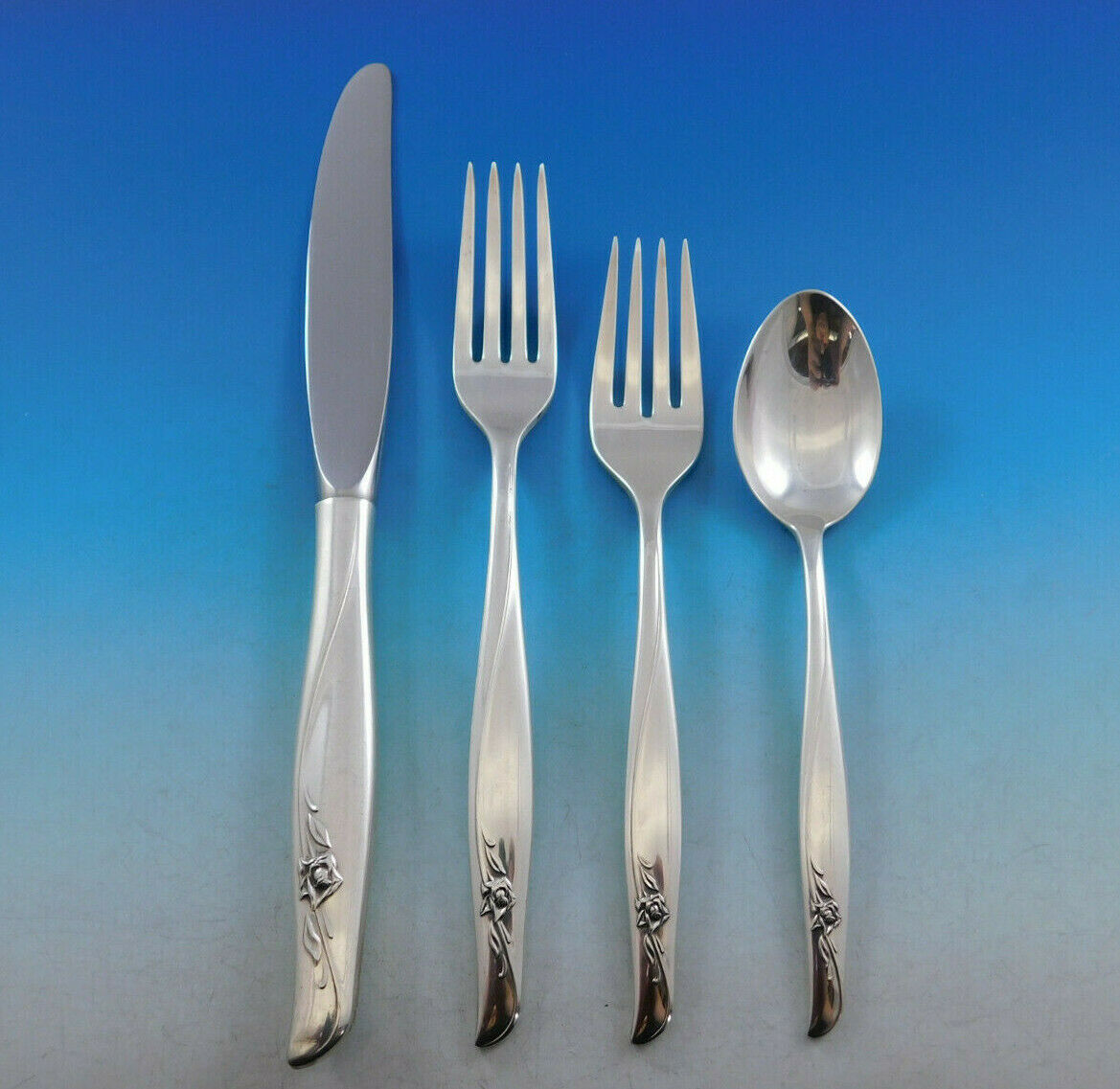 Primary image for Sea Rose by Gorham Sterling Silver Flatware Set 12 Service 53 pieces Modern