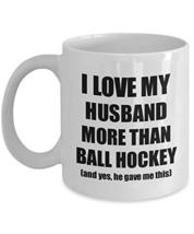 Ball Hockey Wife Mug Funny Valentine Gift Idea for My Spouse Lover from Husband  - $13.83