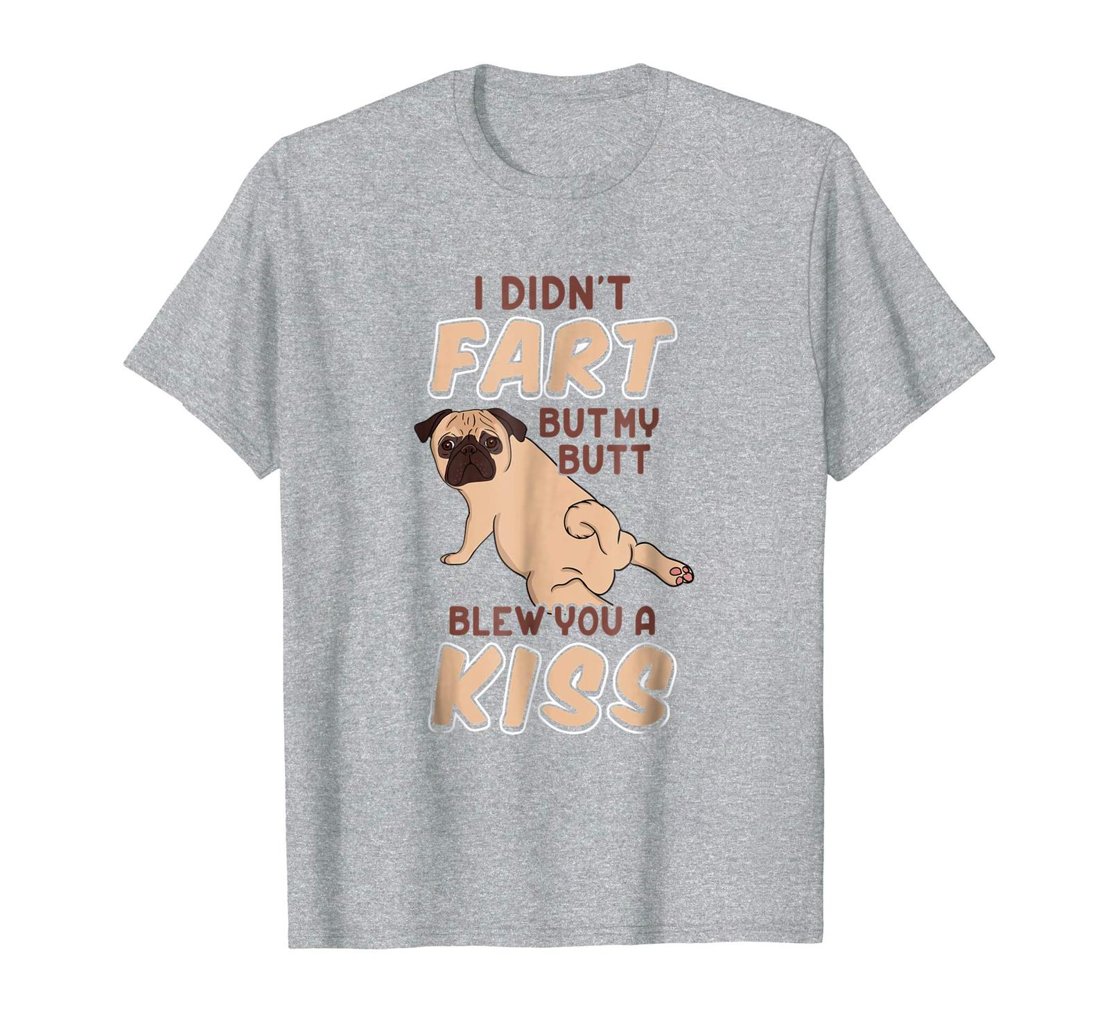 Dog Fashion - Funny Pug Shirt - Dog Fart T-shirt Men