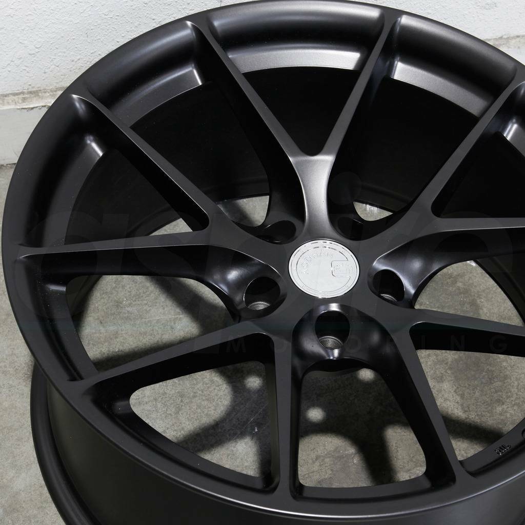 18x8.5/18x9.5 Aodhan AFF7 5x120 35/35 Matte Black Wheels Rims Set(4) 72 ...