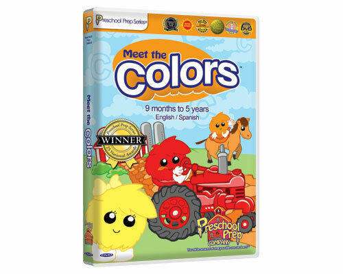 DVD Preschool prep MEET THE COLORS dvd for kids - Preschool & Kindergarten