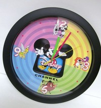 Disney Channel Mickey Mouse Battery Operated Collectible Wall Clock 11.5" - $44.83