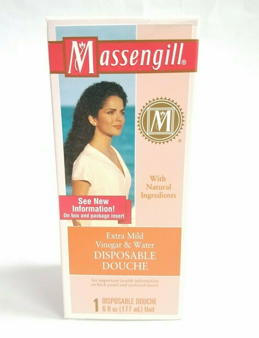 Massengill Extra Mild Vinegar & Water Disposable Douche 6 Fl Oz 1