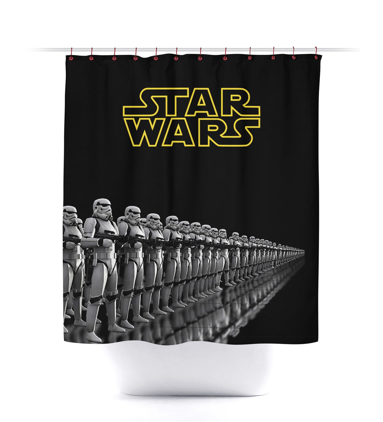 Star Wars Stormtrooper Bath Room Shower Curtain Set Shower Curtains