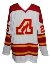 Any Name Number Atlanta Flames Retro Hockey Jersey New White Plett Any Size image 4