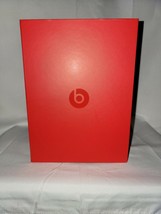 Beats Audio Model Solo HD Headphone Red      * BOX & INSTRUCTIONS ONLY * 