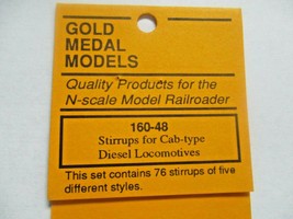 Gold Medal Models # 160-48 Stirrrups for Cab Type Diesel Locomotives N-Scale image 2