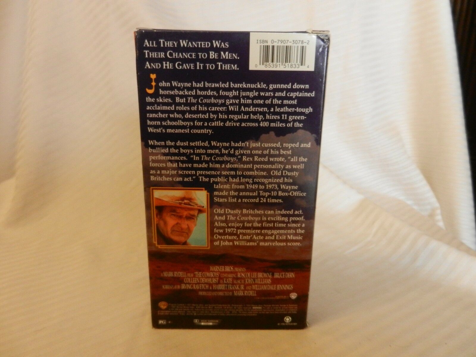 The Cowboys (VHS, 1997, Warner Bros. Westerns Collection) John Wayne ...