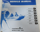 1974 Evinrude Outboard Fisherman 6 HP Models 6402-6403 Service Manual P/... - $9.99