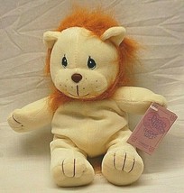 Tender Tails Plush Toy Lion Yellow Golden Brown Mane Tail Precious Moment Enesco - $16.82