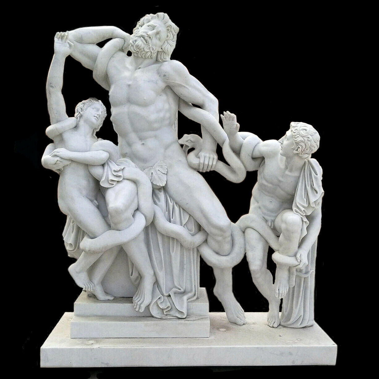Laocoon and his Sons marble sculpture Hellenistic Greek Replica