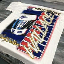 Vtg 90s Nos Rusty Wallace Nascar Miller Beer Ford Racing T-Shirt Size Large New - $99.00