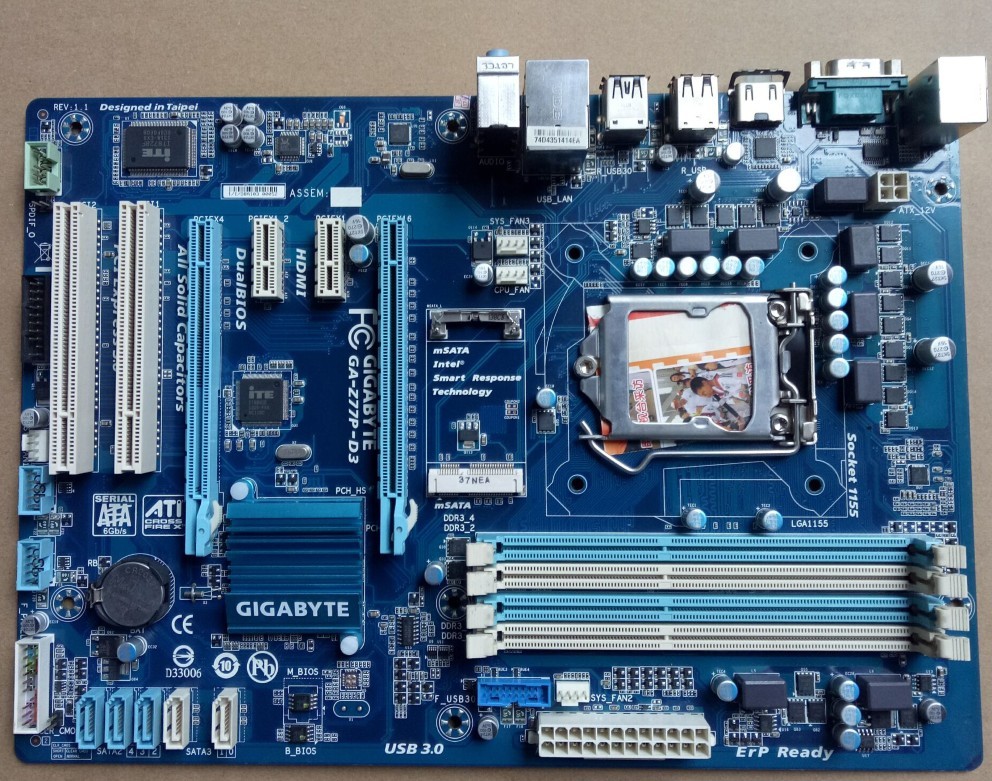 Z77p d3 gigabyte совместимость