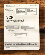 Philips Magnavox VC4243 VC4263 CV1040 VT2240  Service Manual *Original* - $19.25