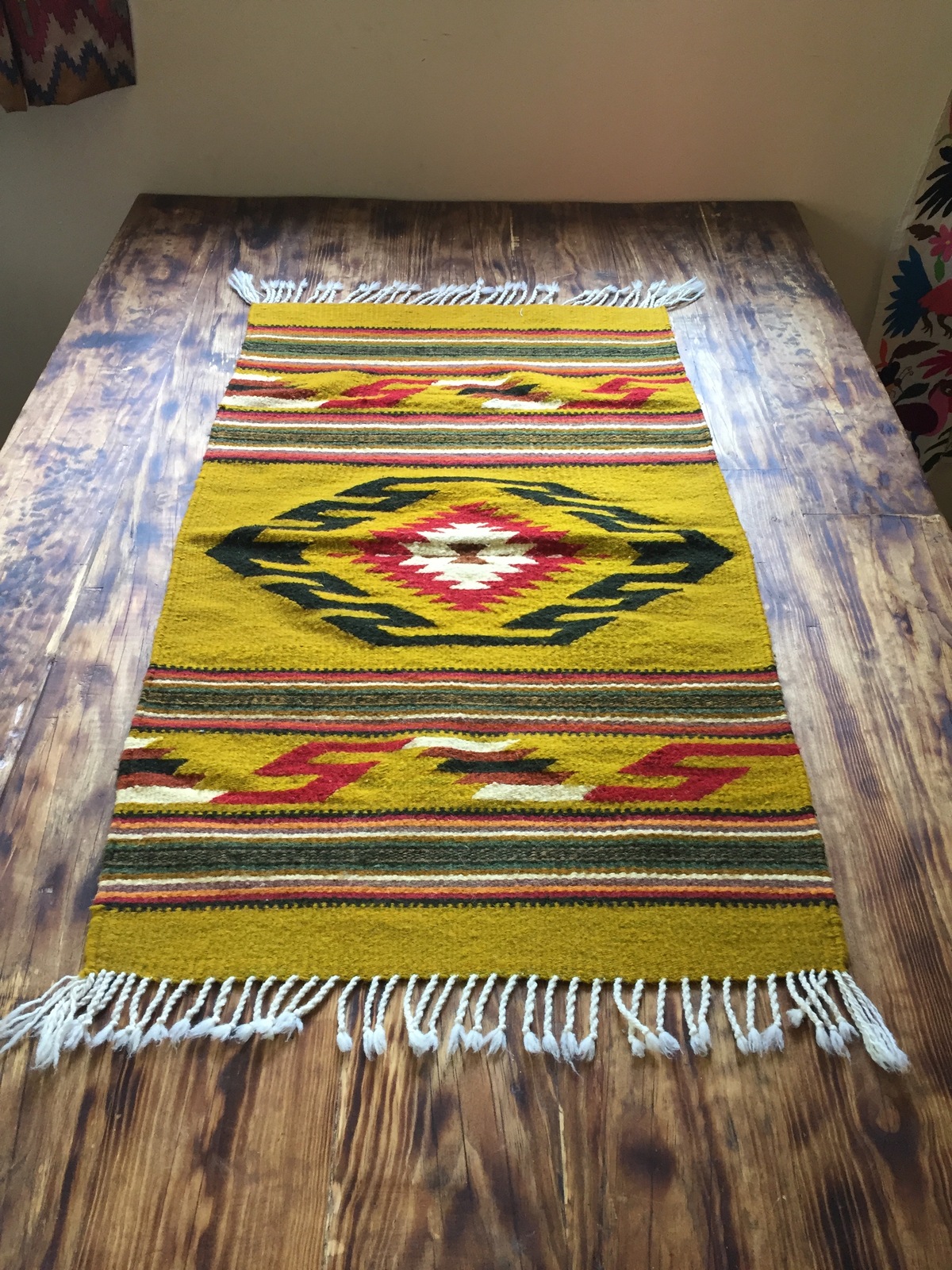 Zapotec rug, handwoven from Oaxaca, Mexico Area Rugs