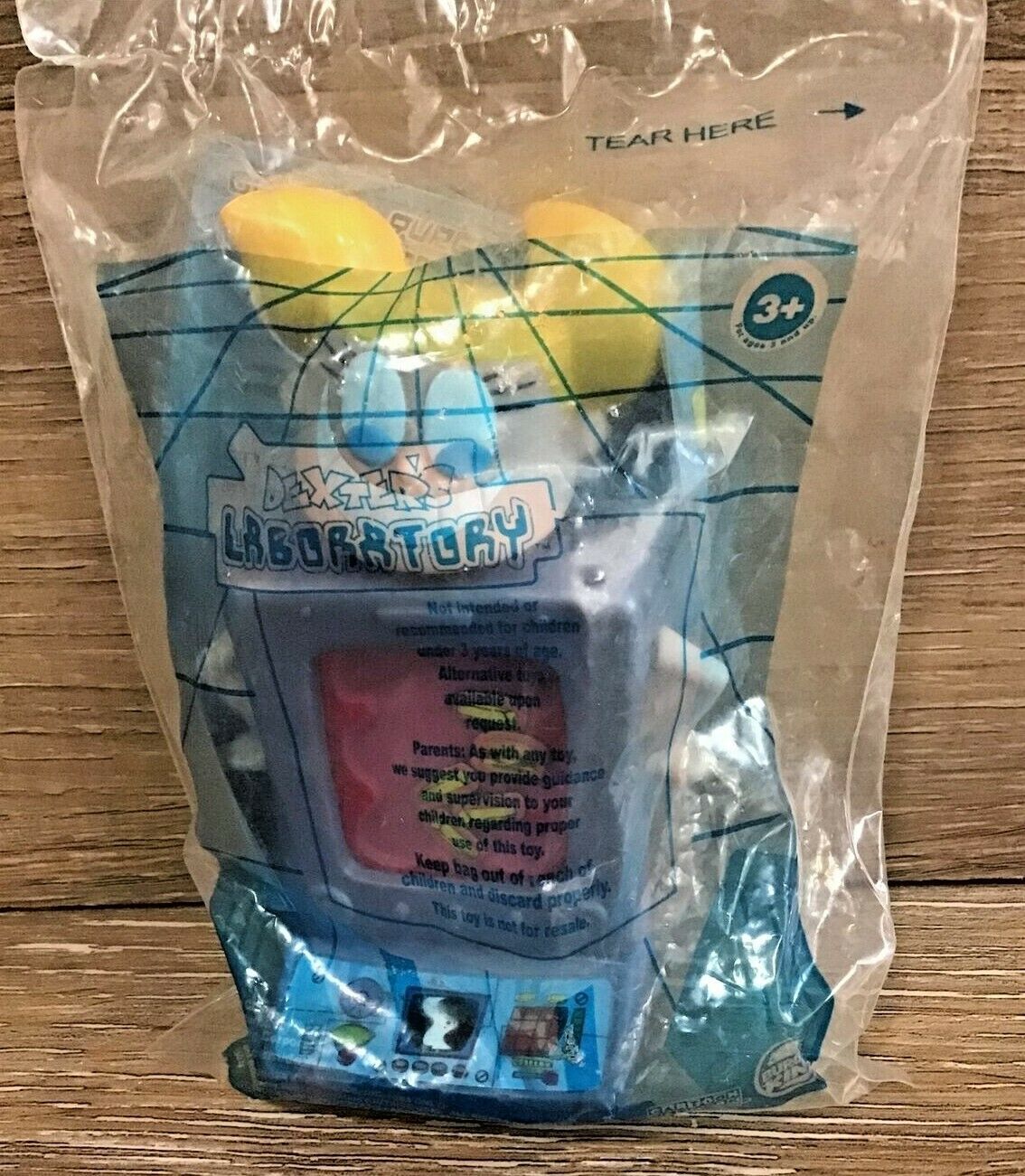 2003 Burger King Dexter's Laboratory Dee Dees Body Scan Kids Meal Toy
