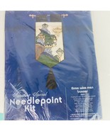 Candamar Something Special 3 Wise Men Banner Christmas Needlepoint Kit NEW - $62.36