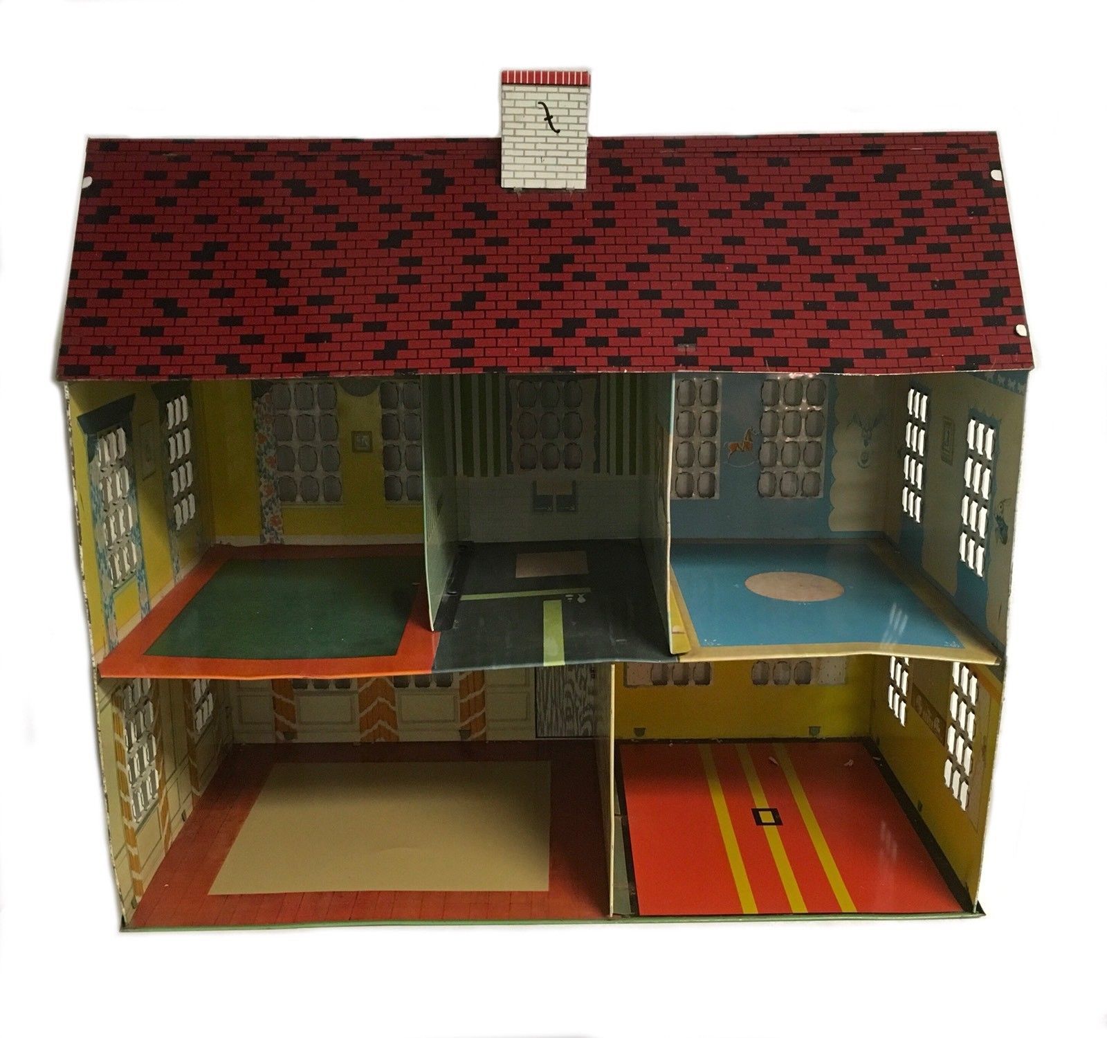 dollhouse in a tin