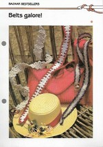 Crocheted Belts Galore Boho Crochet Pattern Quick & Easy Crochet - $4.49