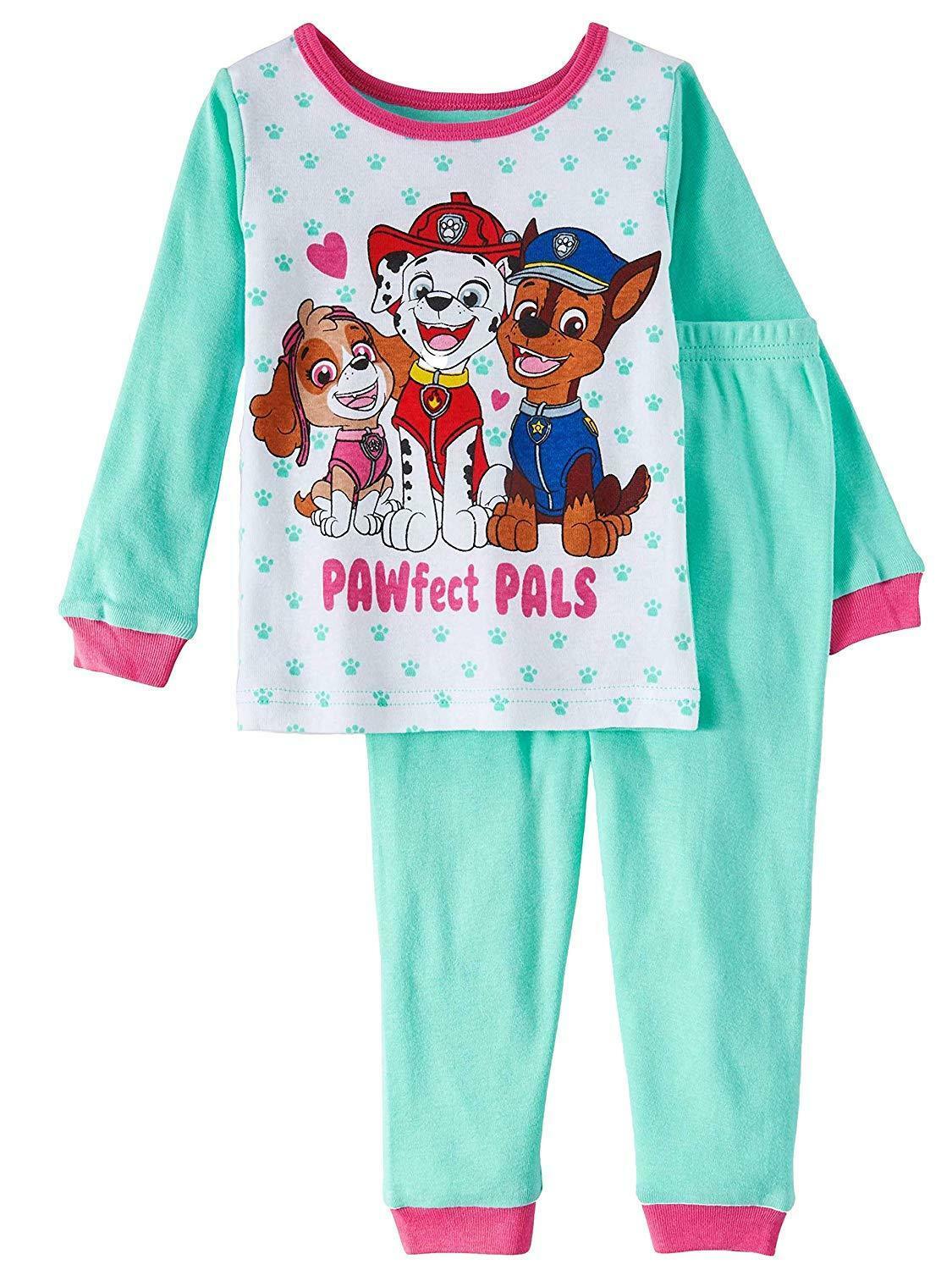 Primary image for DISNEY Toddler Girls' Pajama Set 2-Piece Flannel Long-Sleeve Size 3T- Paw Patrol