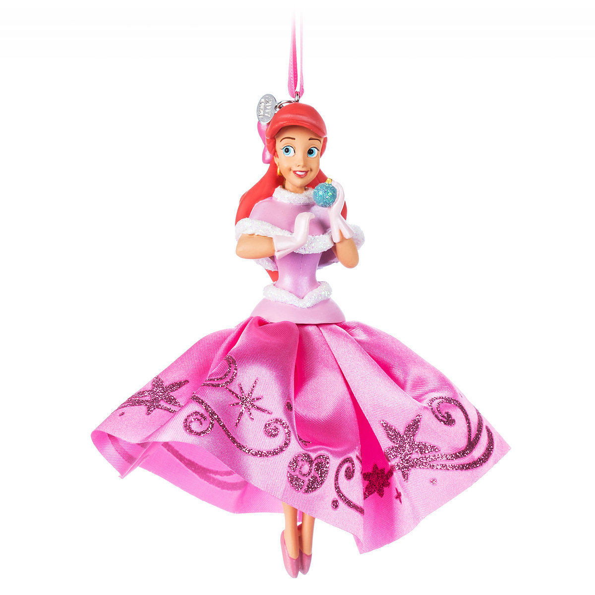 Disney Store Christmas Ornament Belle Aurora Jasmine Snow White Ariel 2016 