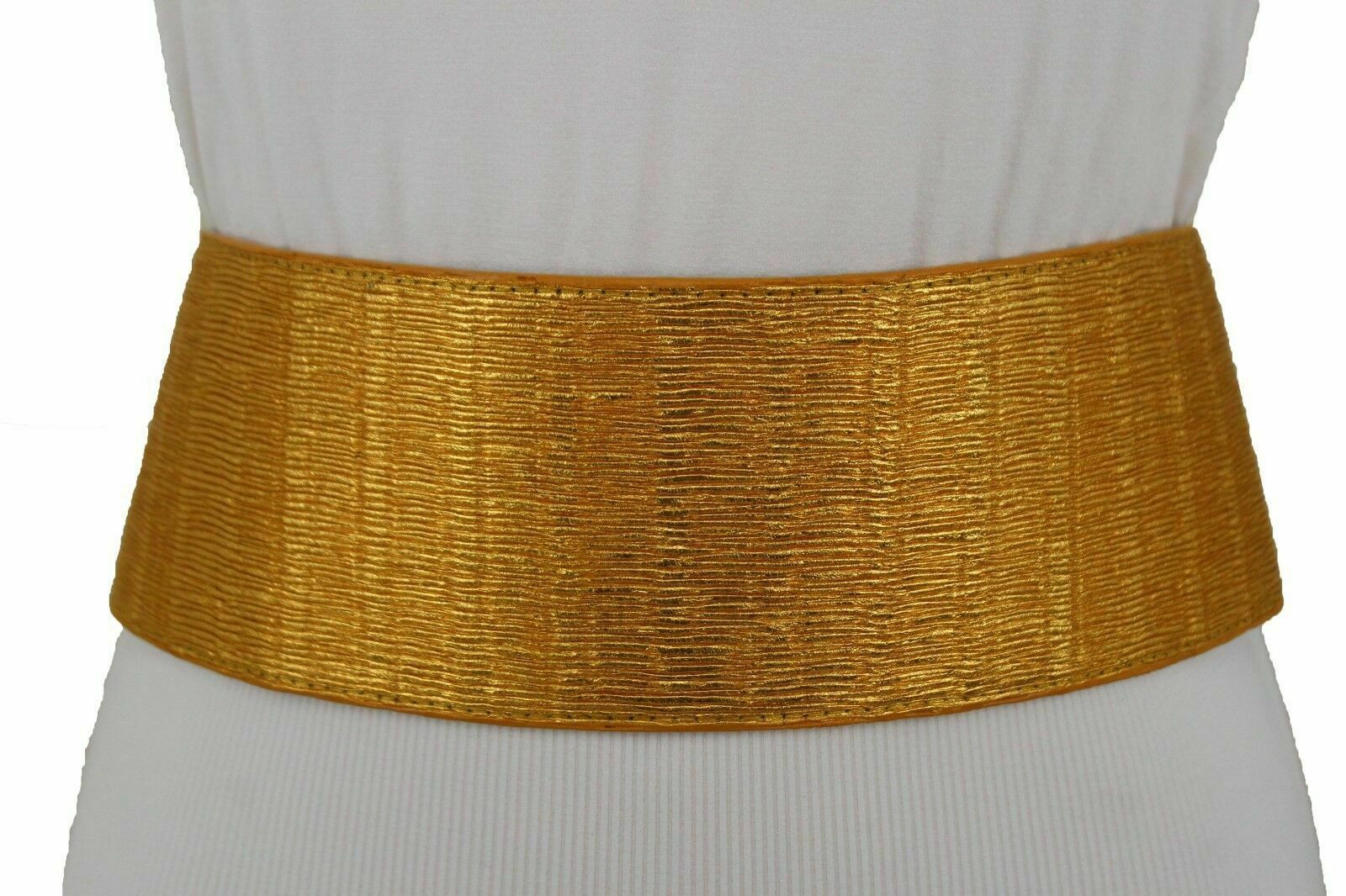 Sexy Women Waist Hip Rose Gold Wide Western Corset Fashion Hot Belt