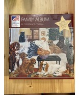 FAMILY ALBUM Constance Coleman 1000 + Pcs. Jigsaw Puzzle Dogs Cats NEW S... - $29.32