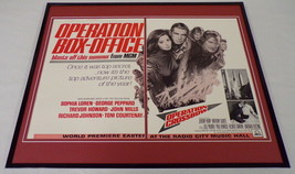 1965 Operation Crossbow 16x20 ORIGINAL Framed Industry Ad Sophia Loren - $148.49
