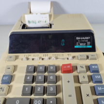 Sharp Calculator 10 Digit With Paper Needs Ink EL-1197G Electronic Print... - $14.95