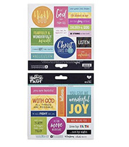 Illustrated Faith GO &amp; TELL Scrapbooking Cardstock Stickers, 23 Pc - $9.85