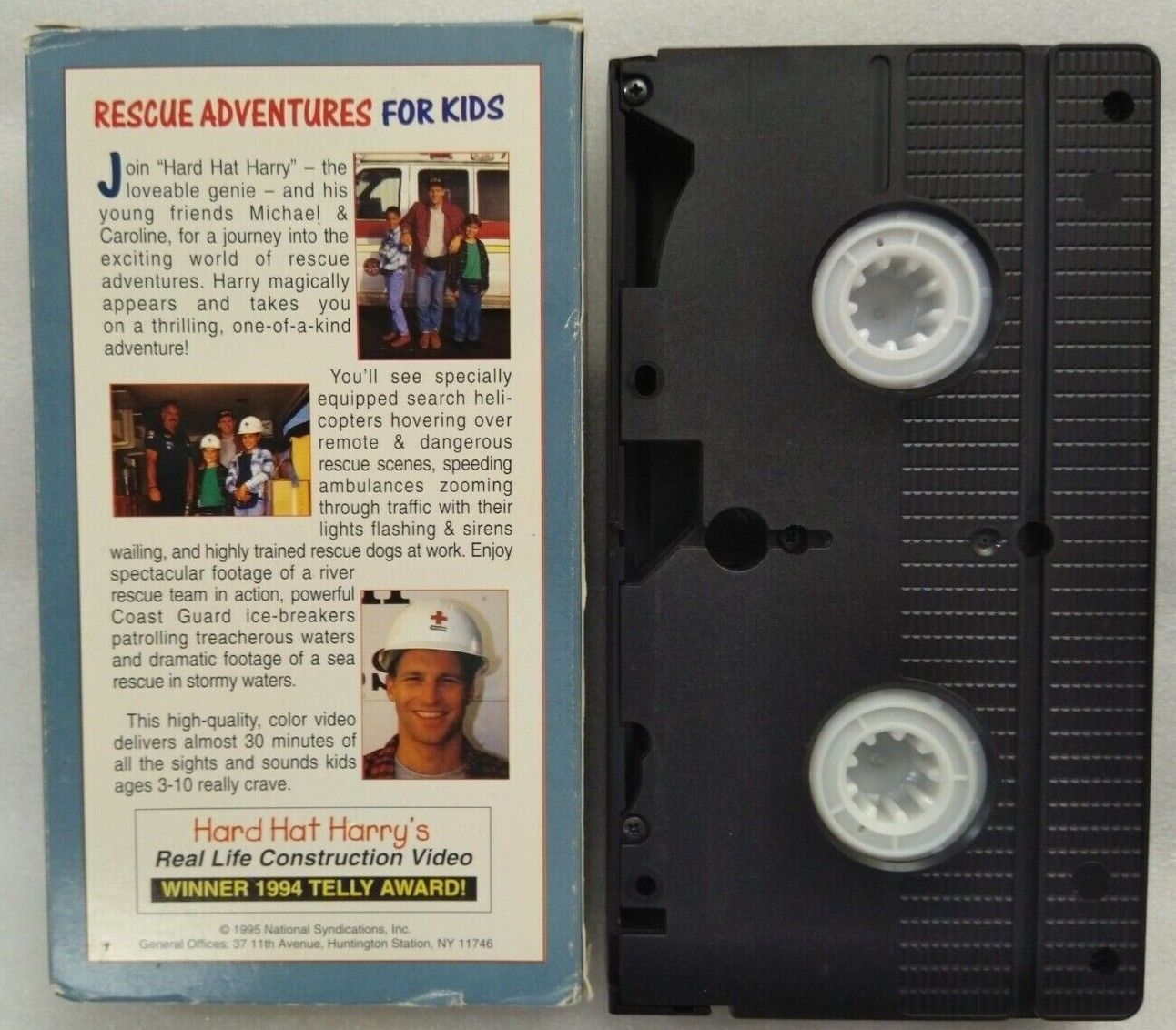 VHS Real Life Rescue Adventures For Kids Hard Hat Harry (VHS, 1995 ...