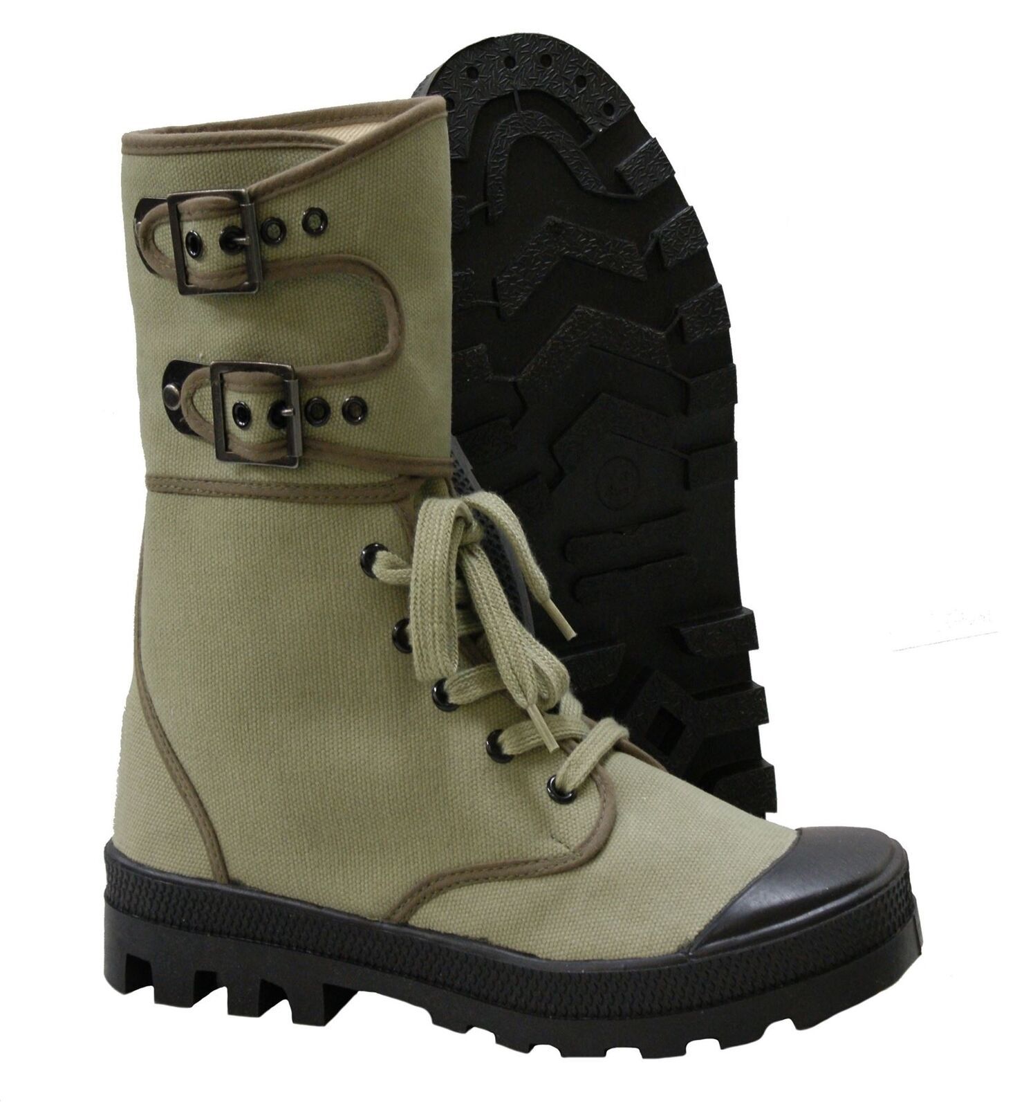 canvas jungle boots