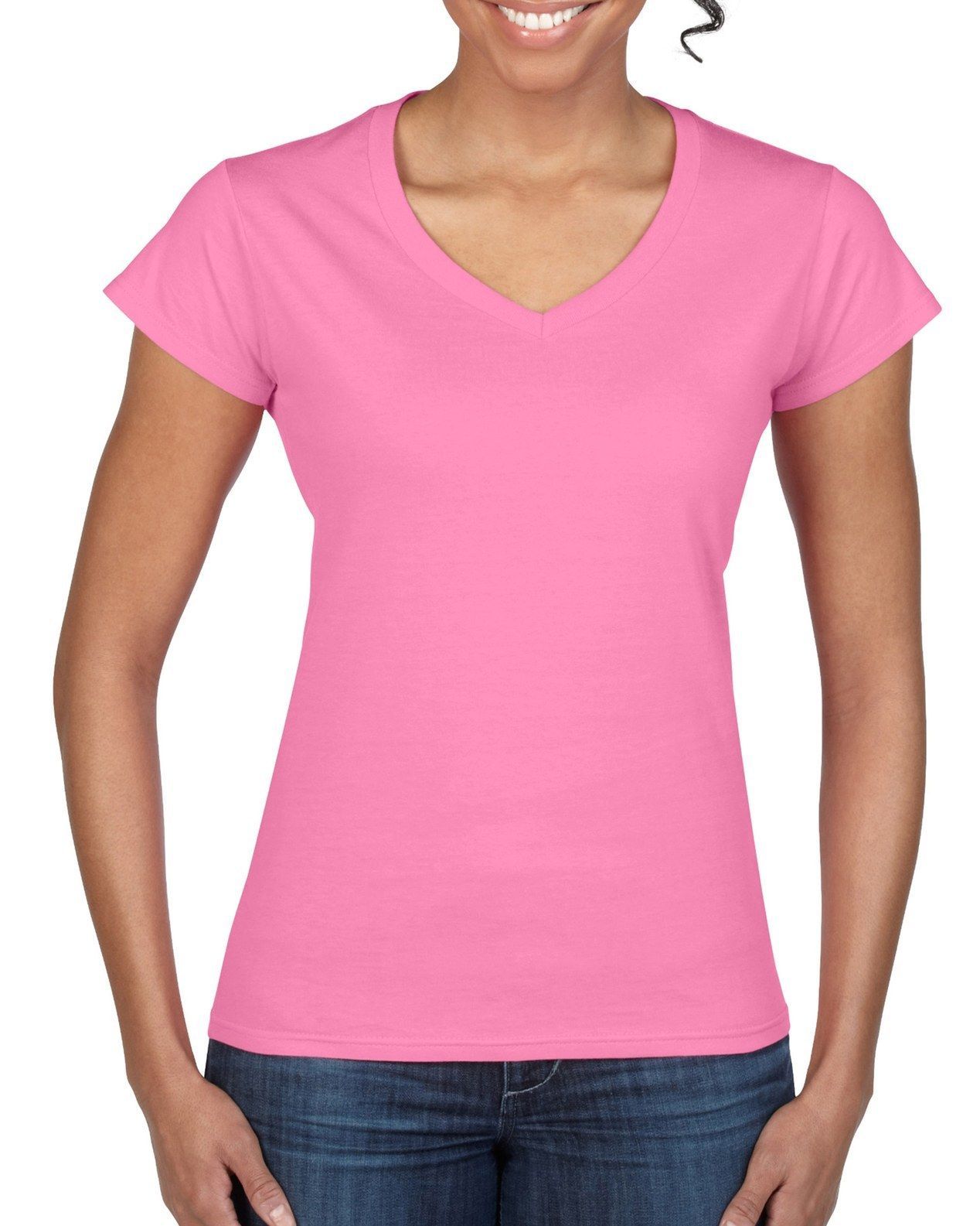 gildan v neck t shirt