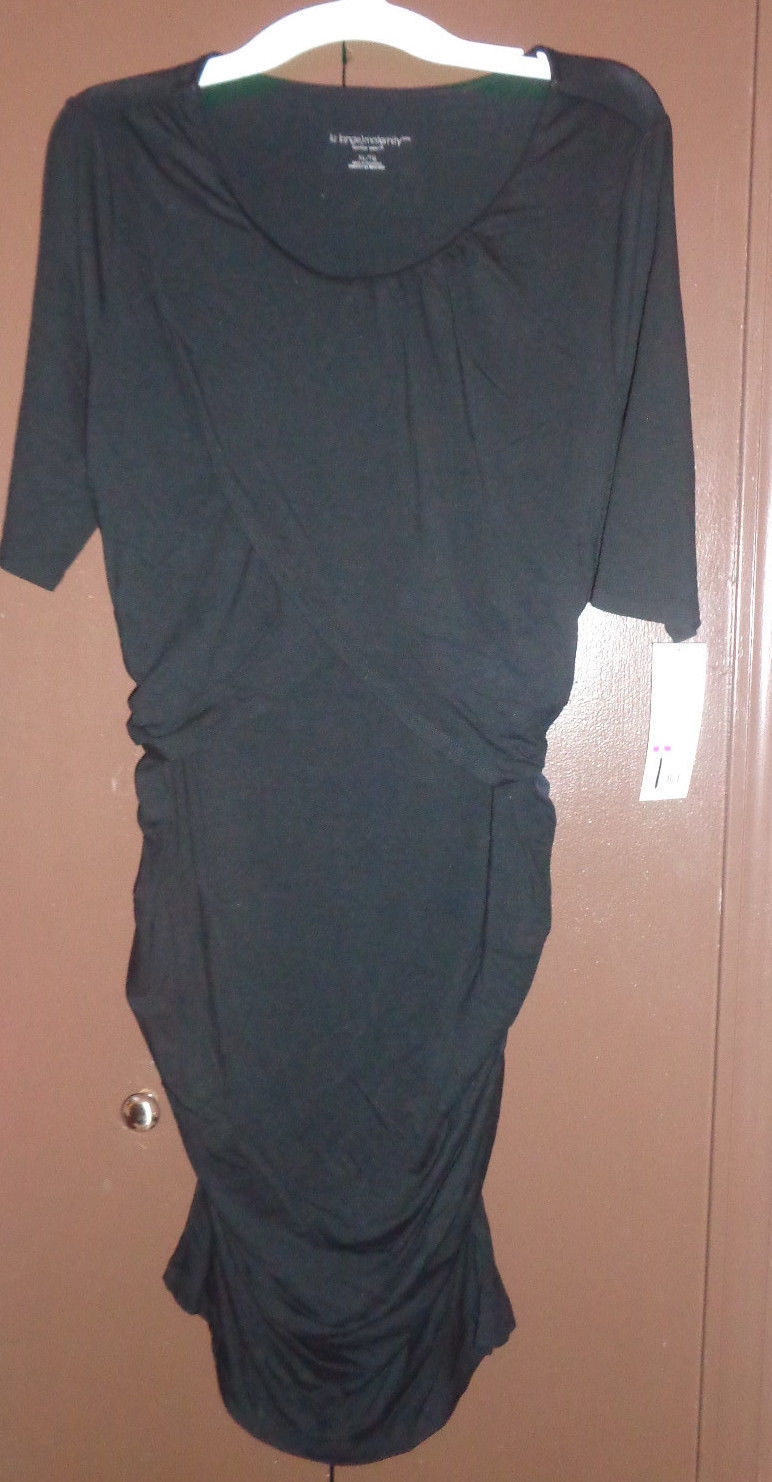 New Liz Lange Maternity Tank Top Shirt NWT Black Purple Shirt Size XS M L XL XXL