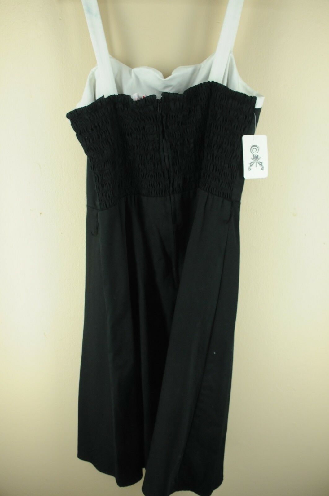 R & K Women's Black Cotton Sundress - Dresses