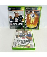 Original Xbox Video Game Football Lot of 3 Games, NCAA 2005 Football NFL... - $14.84