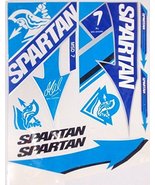 Spartan Cricket bat custom made sticker set - $13.86