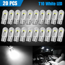 20x T10 COB LED License Plate Interior Light Bulbs 6000K White 168 2825 ... - $9.13