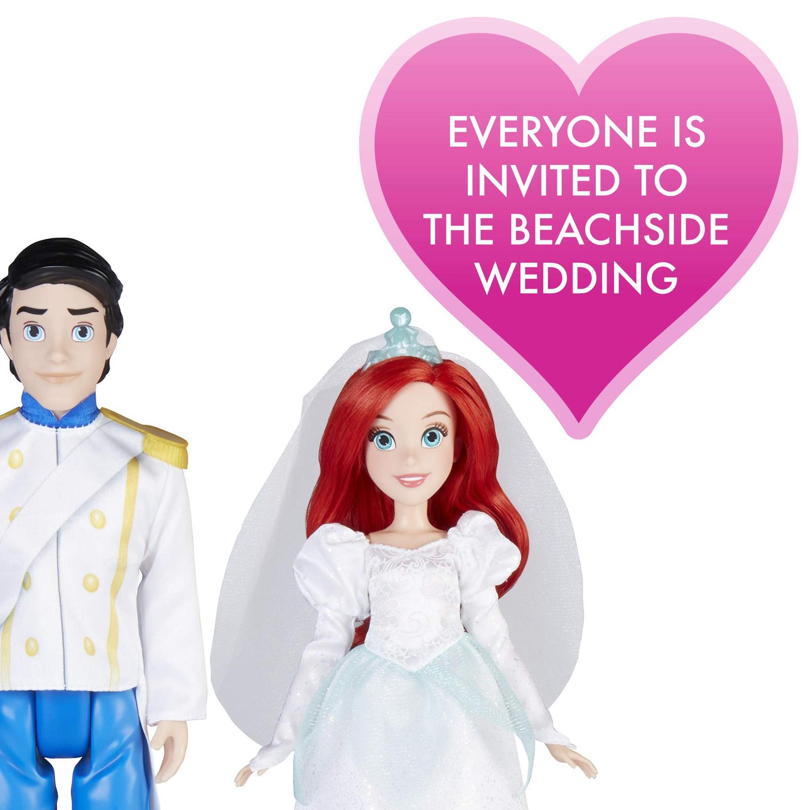 Disney Princess Ariel and Prince Eric, 2 Fashion Dolls from The Little ...