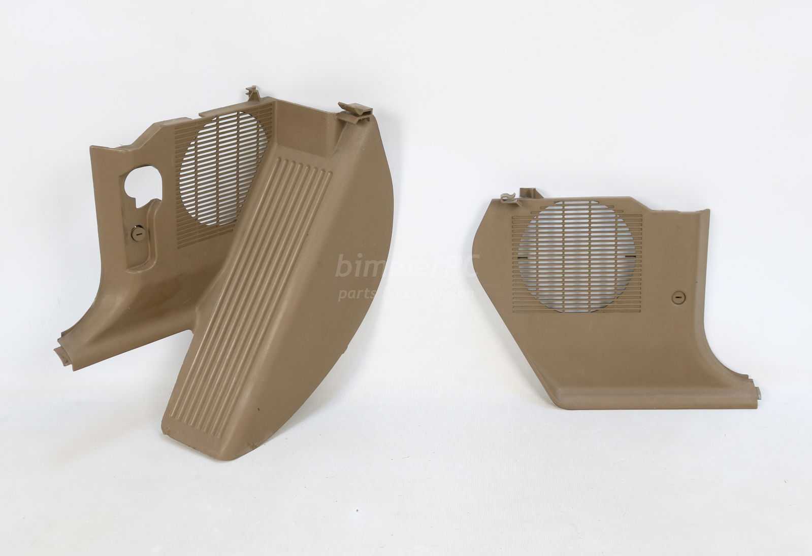 BMW E36 Beige Lower Front Footrest Kick Panels Trims Side Covers 19941998 OEM Car & Truck