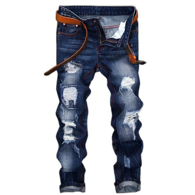 jeans men high quality men's jeans 2021new casual robin hole balmai jeans biker