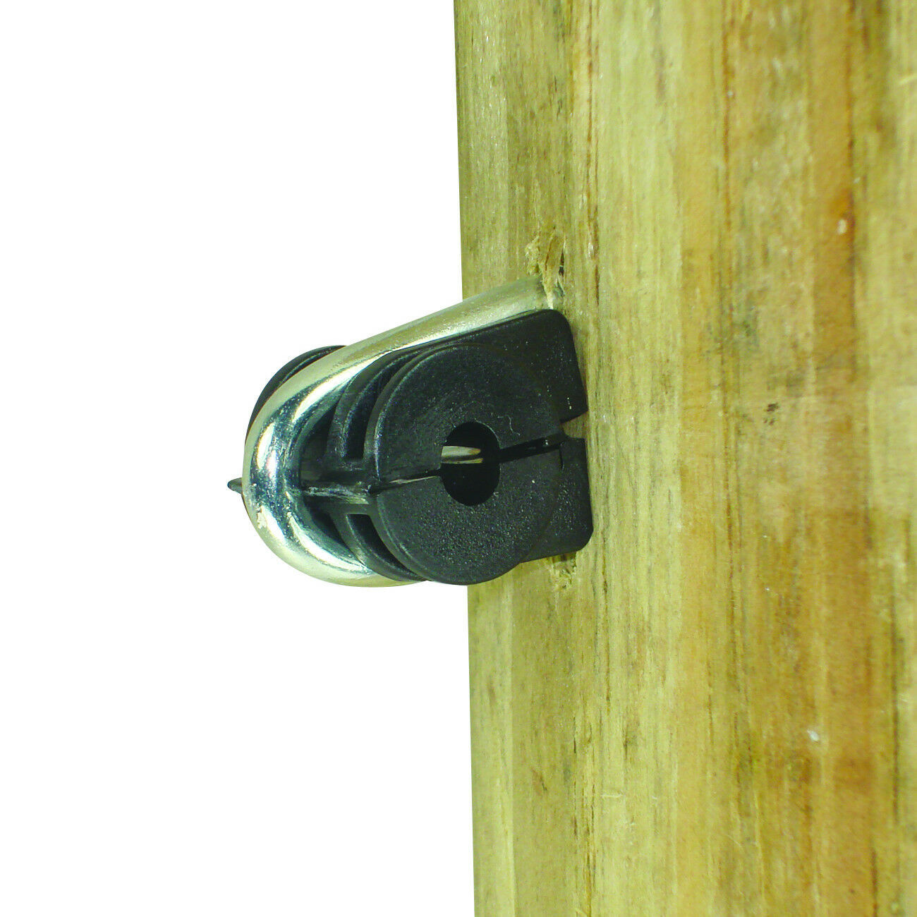 Field Guardian Wood Post Staple on Clamp Insulator 102169  814421012722