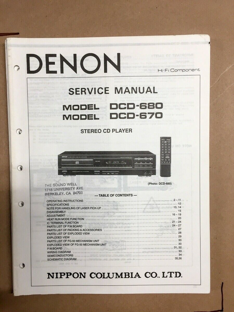 Used Denon DCD680 CD players for Sale