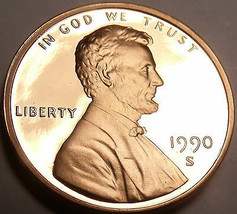Rare États-unis Preuve 1990-S Lincoln Cents ~ Fantastique - $7.11
